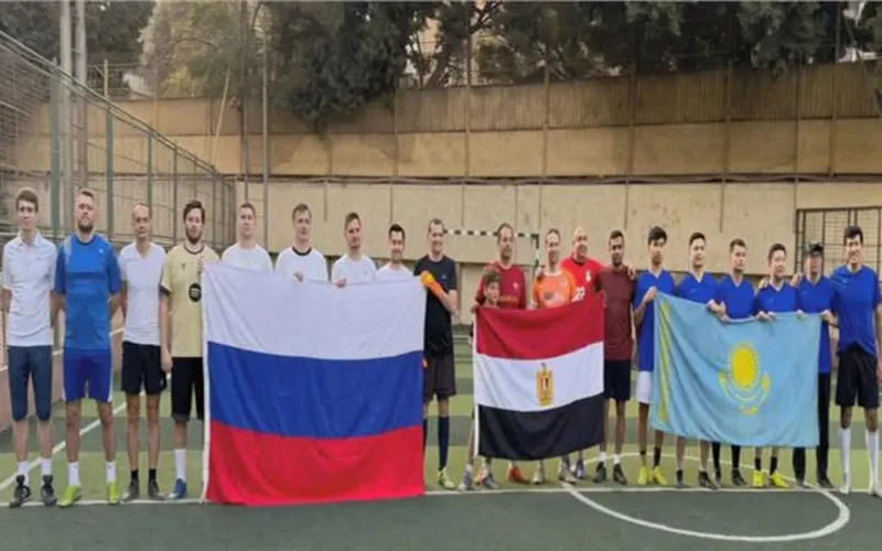 احتفال في القاهرة بمباراة كرة قدم بيوم الدبلوماسية الروسية